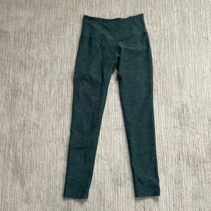 Beyond Yoga Green Heather Full Length Leggings Space Dyed | Size Large